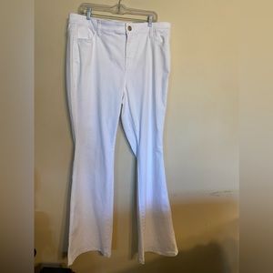 Ryegrass white jean pants, 16W NWT